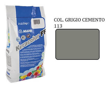 KERACOLOR FF  113 GRIGIO CEMENTO DA 5KG