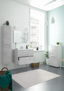 [CAPS99134] KIT MOBILE BAGNO ARUBA 2 CASSETTI 80 SOSP. CEMENTO