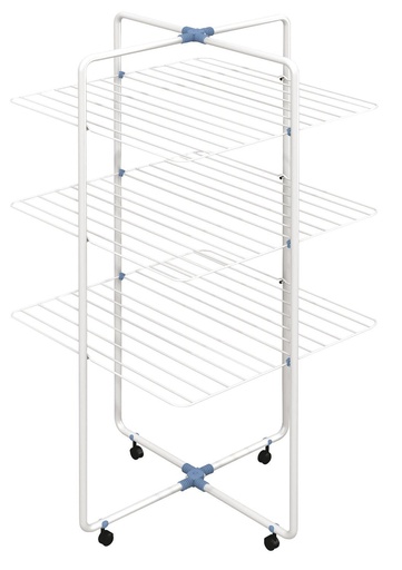 [CAP38752] STENDIBIANCHERIA VERTICALE 4 PIANI C/RUOTE