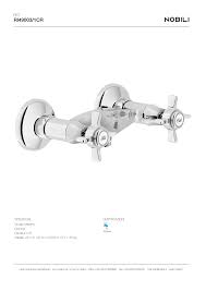 [RI49003/1CR] NOBILI - MISCELATORE DOCCIA RITZ