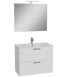 [75021] COSMOS - COMPOSIZIONE BAGNO VITRA BIANCO LUCIDO
