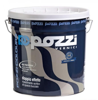 DOPPIO EFFETTO BINDER BB LT. 5 PITTURA-RIVESTIMENTO ACRILICO POZZI-COLOURS