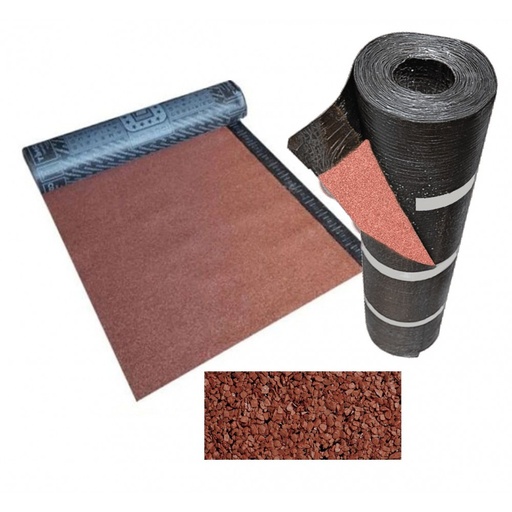 GUAINA UNITEC 4,5KG/MQ POLY ARDESIATA ROSSA ROT.10 MQ