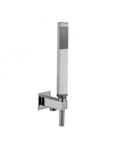 [EDQ01CR] KIT DUPLEX QUADRO OTTONE CON FLEX SILVER