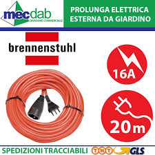 [1167267] PROLUNGA IN PLASTICA 16A, 20M H05VV-F 3G1,5, ROSSO