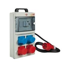 [1154867] DISTRIBUTORE DI CORRENTE PORTATILE IP44 CEE 400V/16A