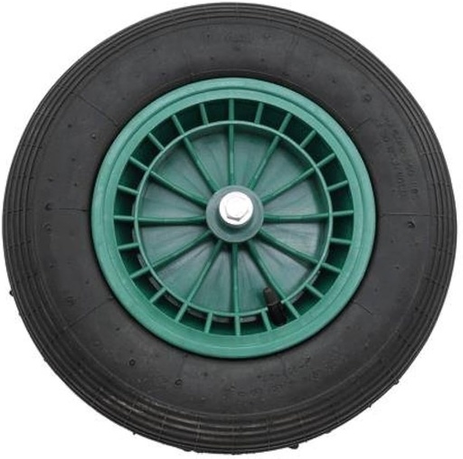 [1027490] RUOTA PNEUMATICA DISCO PVC X CARRIOLA VASCA PVC - MM 400X100