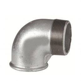 [09205005] GOMITO M/F 90° 1" ZINCATO