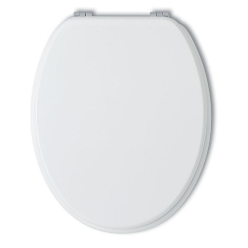 [22295] SEDILE WC IN LEGNO COL. BIANCO CM. 44X37