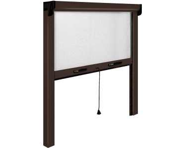[3149576] ZANZARIERA  AVVOLGIBILE 160X160 MARRONE