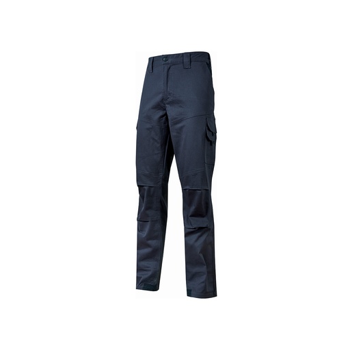 [1066836] PANTALONE DA LAVORO "GUAPO" TG.XXL BLU COTONE/SPANDEX