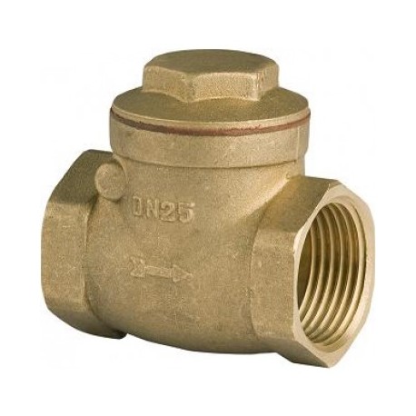 [7150.020] VALVOLA CLAPET SEDE IN GOMMA 3/4" OTTONE