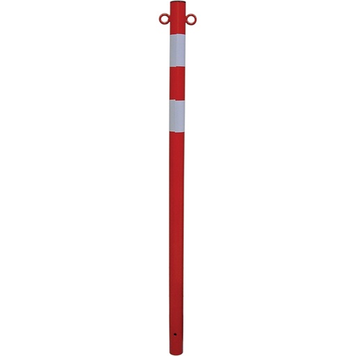 [35284] PALETTO SEGNALETICO BICOLOR INTERR D.50MMXH.120CM