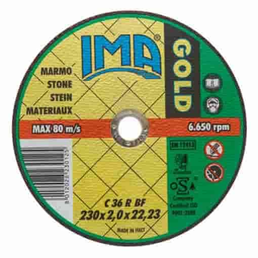[5543] DISCO P/MARMO GOLD PIANO D 230X2,0 MM