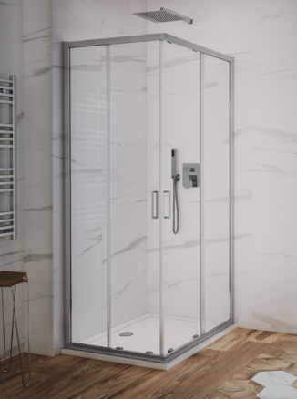 [ST10-90 1/2] SERIE SUPER - PARETE COMPONIBILE 900X1900H TRASPARENTE