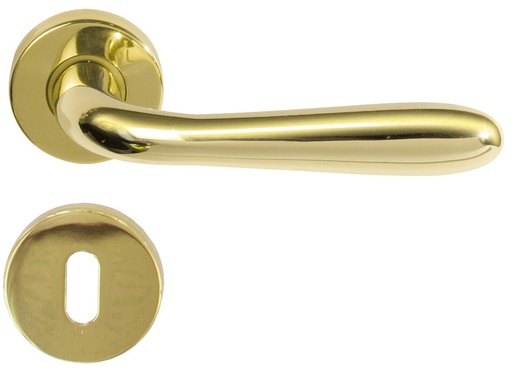 [98538] MANIGLIA ALLUMINIO AGNONE C/BOCCHETTA ORO