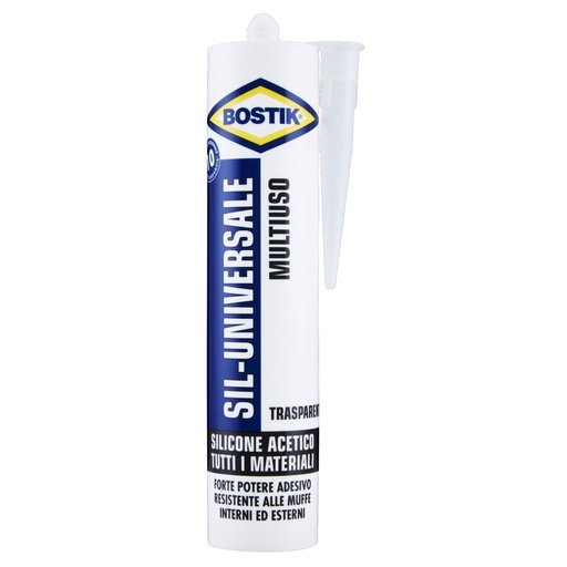 [9446] SIL-UNIVERSALE 280ML TRASPARENTE CARTUCC.