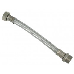 [007/20] FLESSIBILE ACCIAIO M 3/8 XF 3/8 CM20