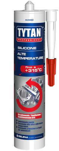[38584] SILICONE ALTA TEMPERATURA  ML.300 - ROSSO