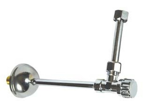 [105CO] RUBINETTO PER CASSETTA F3/8 C/DADO E CODULINO