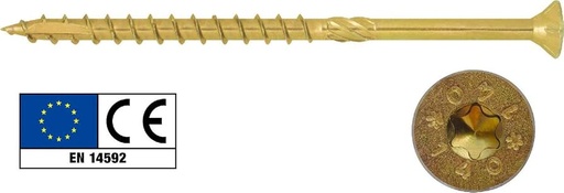 [8203] VITI PORTANTI P/LEGNO TSP.TORX MM.10X140