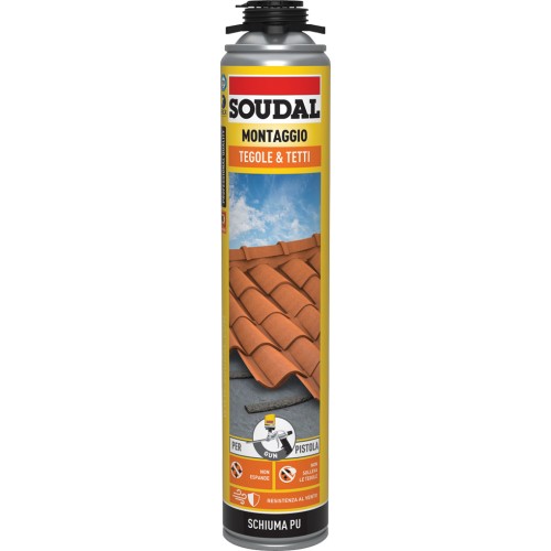 [451325] SCHIUMA POLIURETANICA TEGOLE E COPPI PER PISTOLA CF. 750 ML