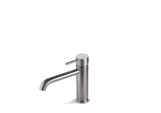 [V17011.AC.005] VEMA - MISCELATORE LAVABO S/SCARICO TIBER STEEL ACCIAIO
