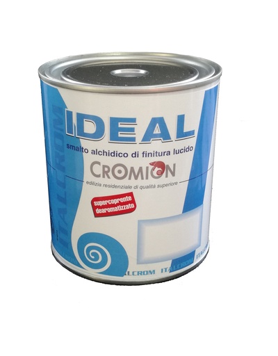 [S0219.0000.75] IDEAL BIANCO - SMALTO ANTIRUGGINE LUCIDO 750ML