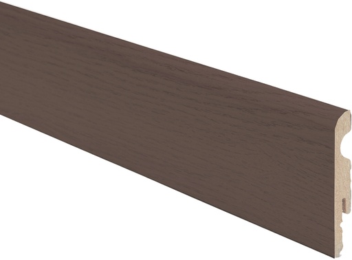 [2213] BATTISCOPA 70X10 MM MDF 240 CM NOCE SCURO