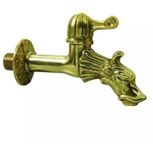 [CR6001] RUBINETTO ARTISTICO IN OTTONE CON LEVA 1/2"