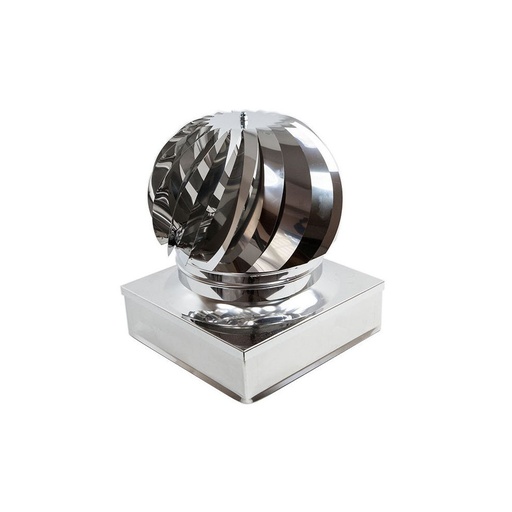 [703743] FUMAIOLO RADIANTE INOX 22X22 ATT.MASCHIO AISI 304