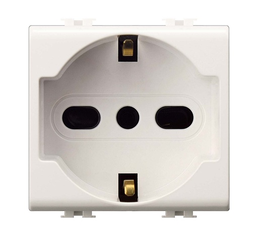 [ECSE8040] PRESA ITALIANA/TEDESCA TRIVALENTE CON SICUREZZA 2