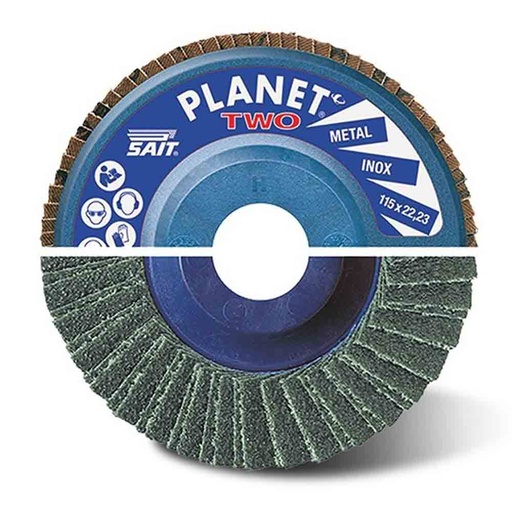 [1000041300] PLANET-ONE 115X22,23 Z40 - DISCO ABRASIVO LAMELLARE
