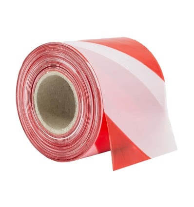 [106432] NASTRO SEGNALETICO BIANCO/ROSSO CM.7XMT.200 C/DISPENSER