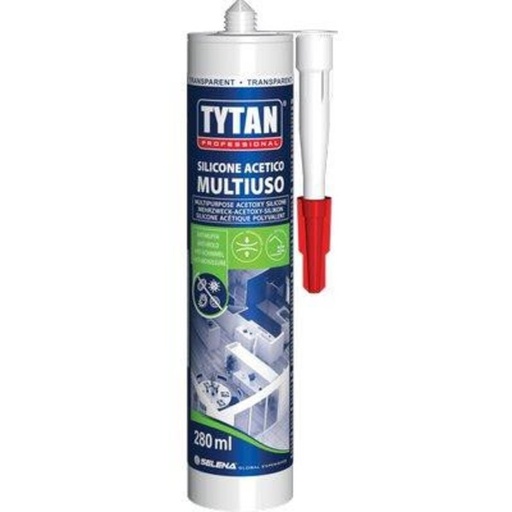 [46336] SILICONE ACETICO UNIVERSALE MULTIUSO ML.280 - TRASPARENTE