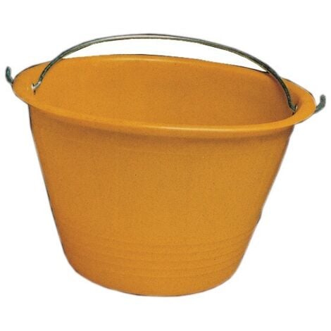 [45683] CARDARELLA IN PLASTICA LT.10 D.CM.36 - GIALLA