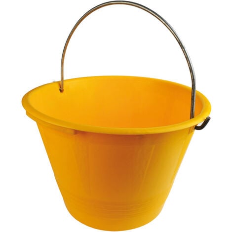 [48885] CARDARELLA IN PLASTICA MEK EDIL LT.14 D.CM.36 - GIALLO