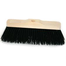 [610262] SCOPA INDUSTRIALE CM.28 PIUMATA SET.RIGIDA SUPP.LEGNO - S/MANICO