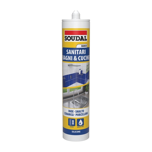 [115789] SILICONE PER SANITARI WHITE - 300ML