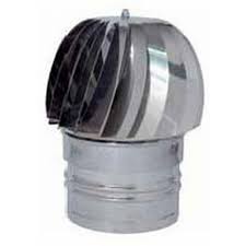 [14511] FUMAIOLO GIREVOLE GLOBO INOX TONDO (attacchi maschio) D.13CM