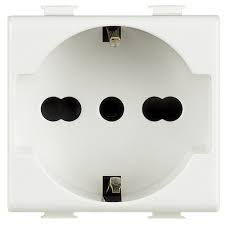 [6726302] PRESA ITALIANA/TEDESCA 10/16A 250V - 2P+T