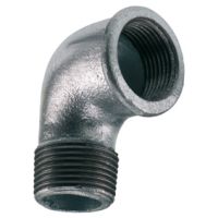 [09205004] GOMITO M/F 90° 3/4 ZINCATO