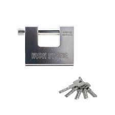 [1068204] LUCCHETTO MONOBLOCCO "IRON STONE" 94MM