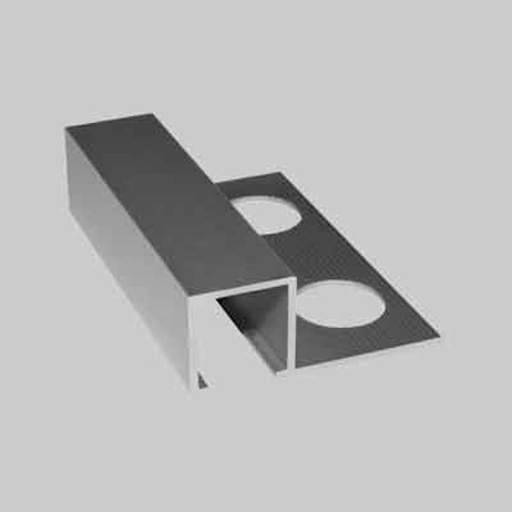 [1031018] PROFILO JOLLY ALLUMINIO SATINATO MM.10 QUADRO H.CM250