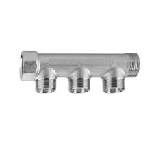 [60134C] COLLETTORE 3/4"X 3 VIE CROMATO