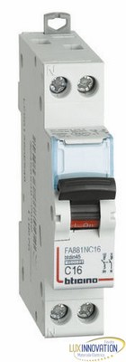 [FC881C16] BTDIN45 - MAGNETOT C16 1P÷N 1M 4500A
