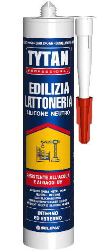 [38780] SILICONE EDILIZIA NEUTRO "EDILIZIA/LATTONERIA" ML.300 - TESTA DI MORO